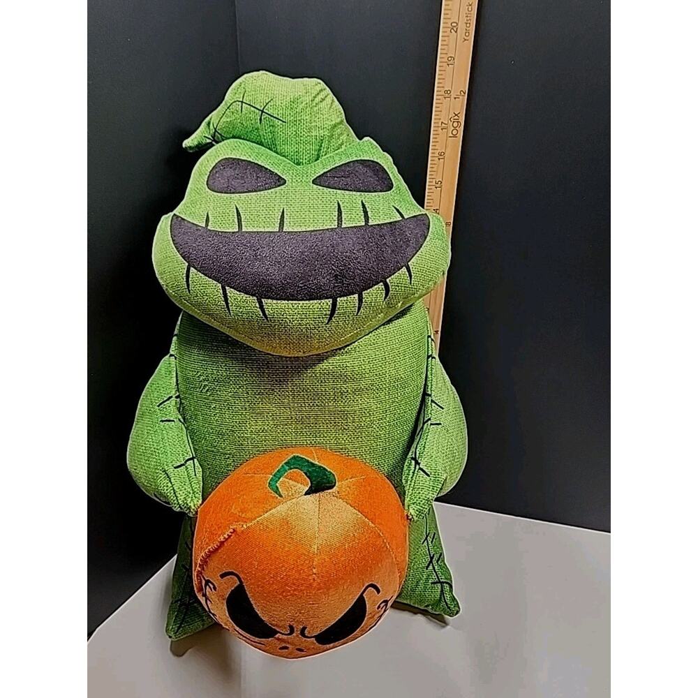 Halloween Porch Greeter Oogie Boogie w/ Jack Pumpkin Head Disney 19" Tall